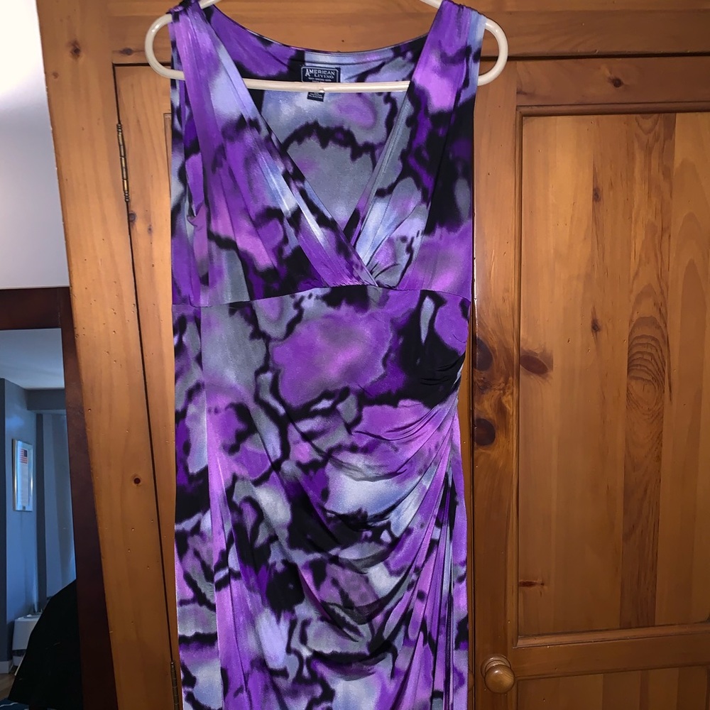 Black & Purple American Living Dress